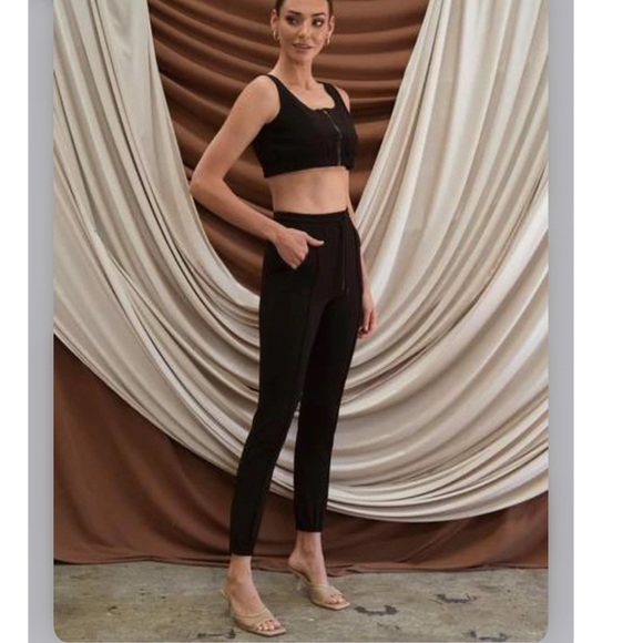 Ivory & Chain ILA PANT -BLACK - Picture 4 of 6